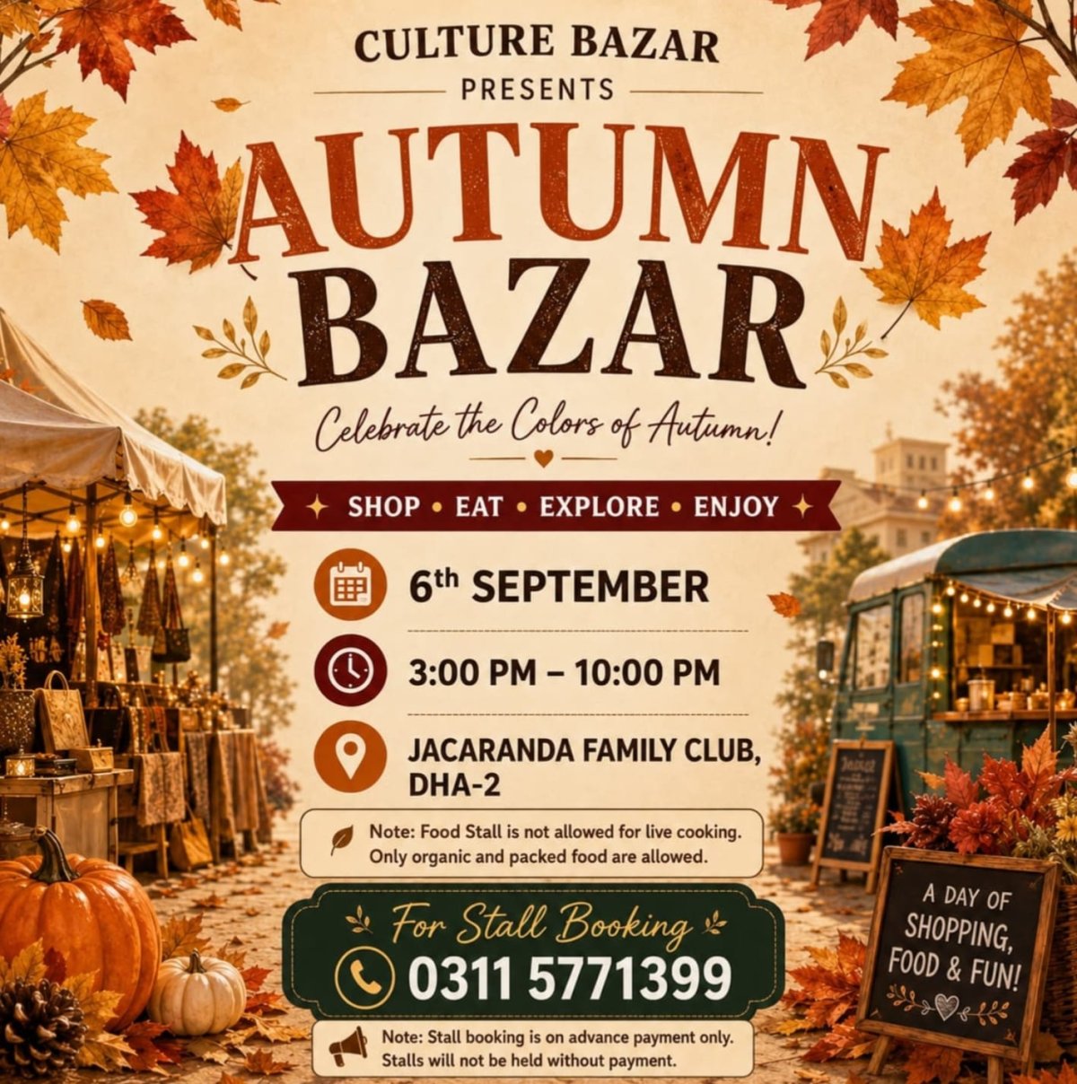 Autumn Bazar by Culture Bazar poster