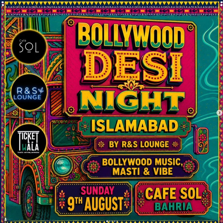 Bollywood Desi Night poster