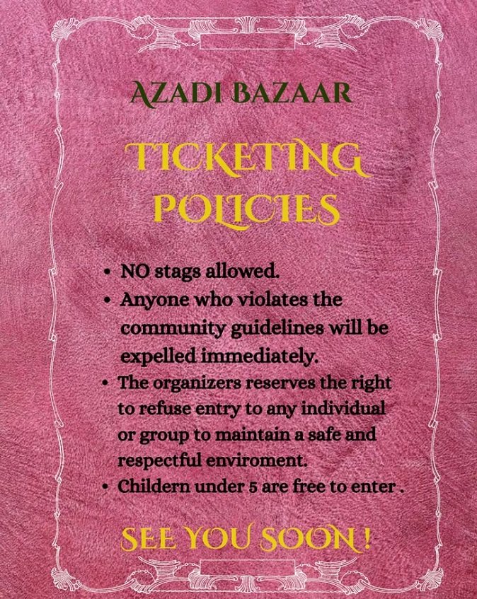 Azadi Bazaar poster