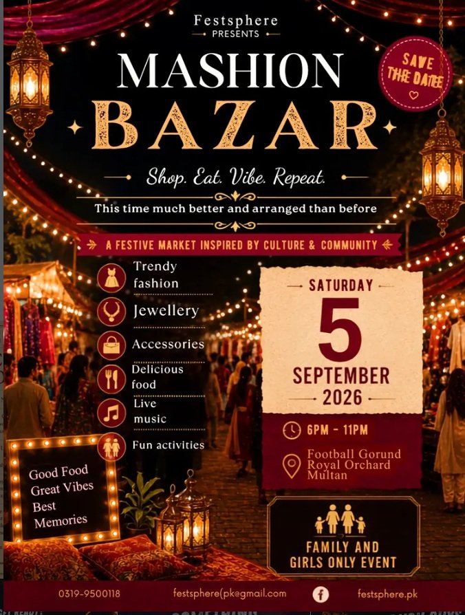 Mashion Bazar Inspired poster