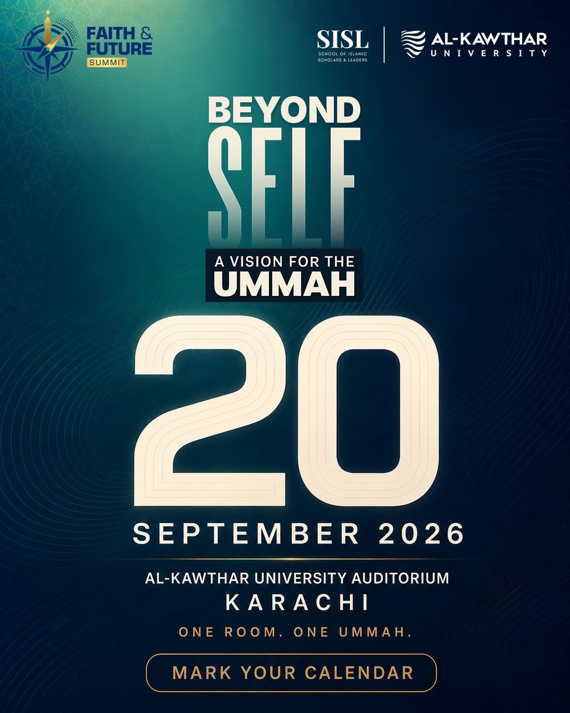 Beyond Self: A Vision for the Ummah poster