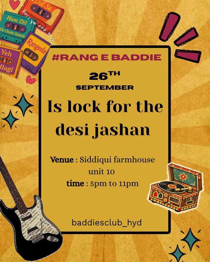 Rang-e-Baddies — The Desi Jashan poster