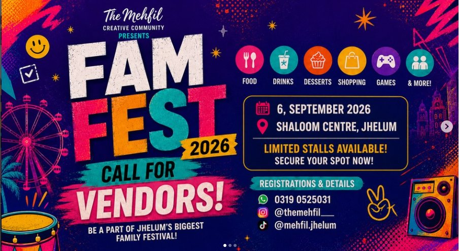 FAM FEST 2026 poster