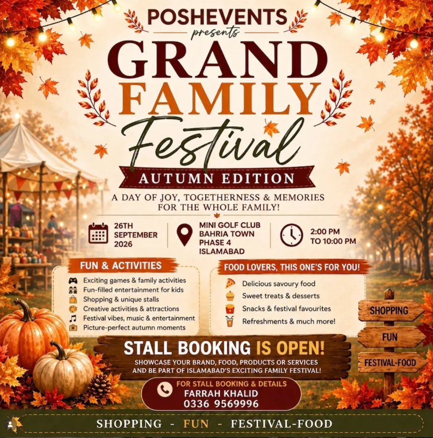 Grand Family Festival — Autumn Edition poster