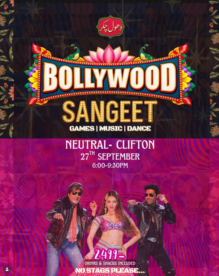 Bollywood Sangeet poster