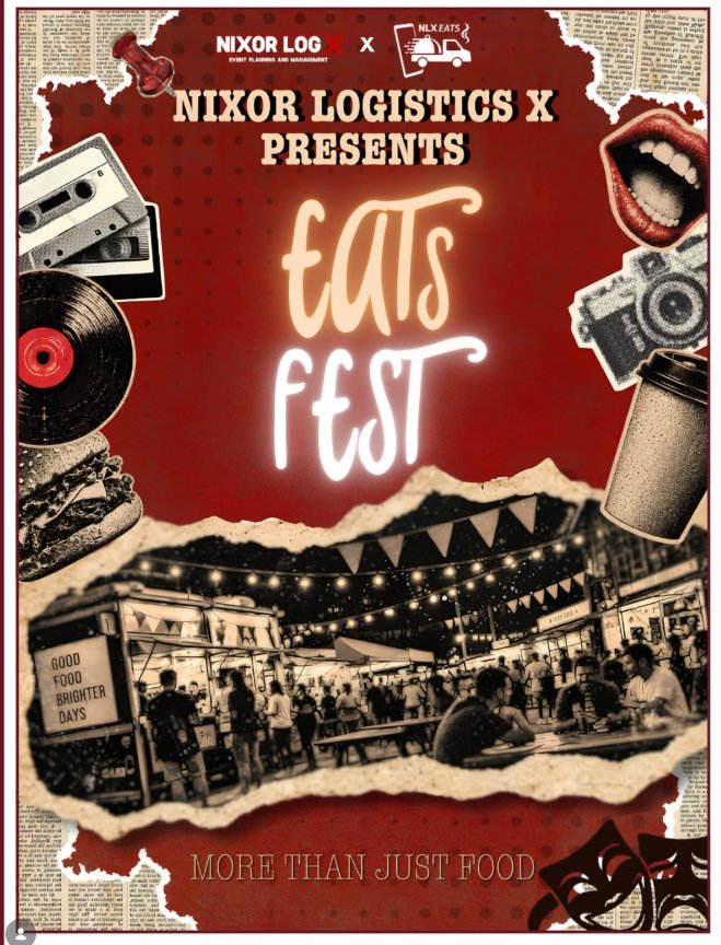 EATs Fest by Nixor College poster