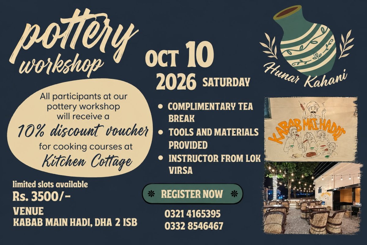 Pottery Workshop by Hunar Kahani poster
