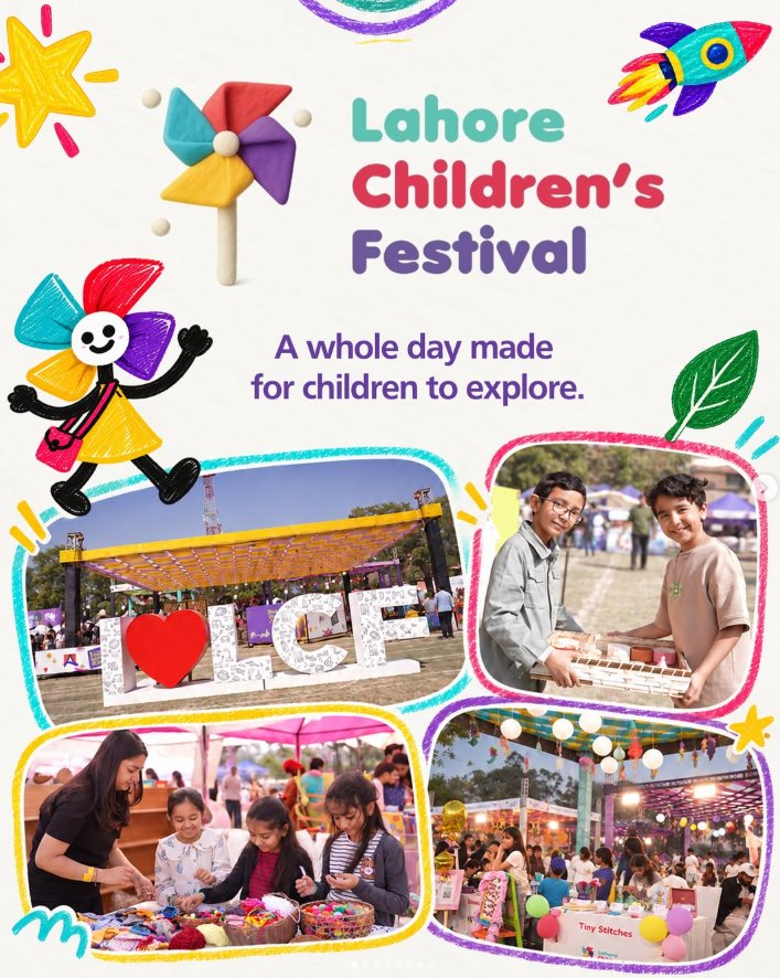 Lahore Children's Festival (LCF Nov 2026) poster