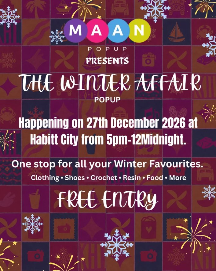The Winter Affair — Maan PopUp poster