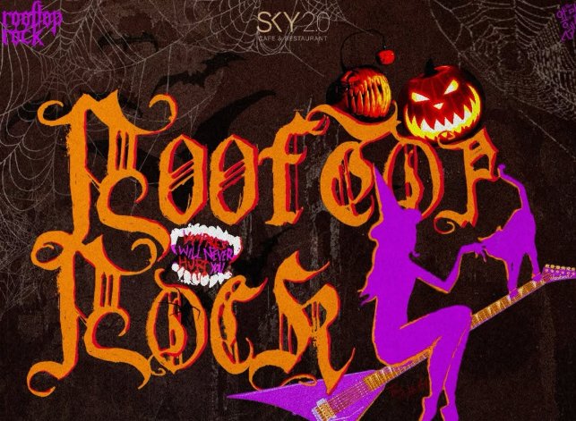 Rooftop Rock 4: Halloween Edition poster