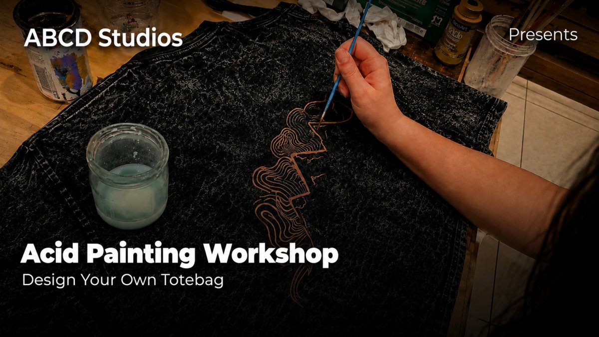 Transparently Inked-An Acid Painting Workshop poster